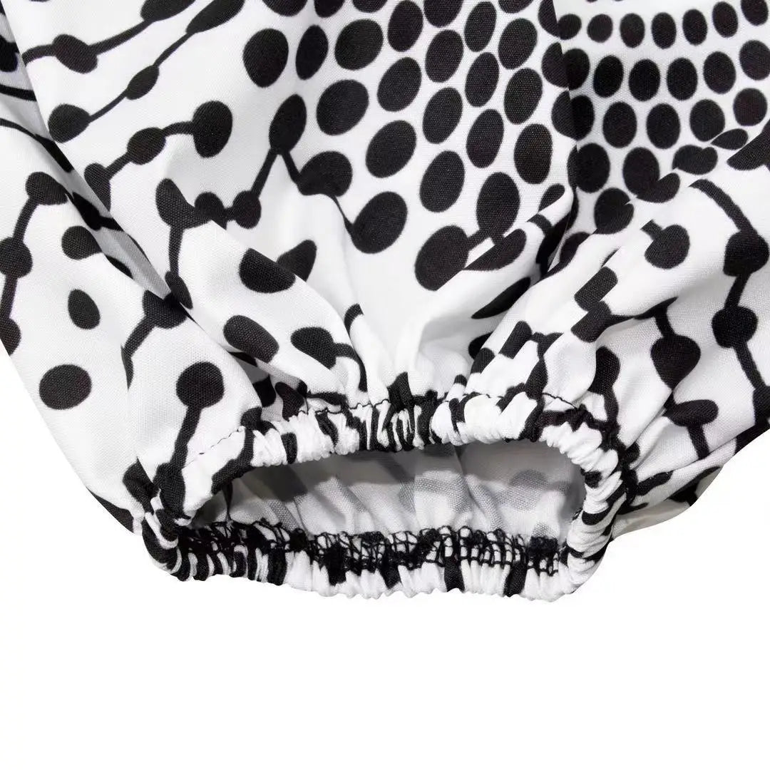 African Clothes for Women 2024 Summer African Women V-neck Polyester Printing Long Sleeve T-shirt Women Top African Clothing