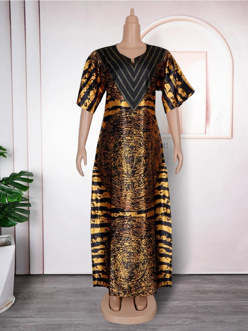 African Dresses for Women Traditional Africa Clothing Dashiki Ankara Outfits Gown Abayas Robe Muslim Kaftan Maxi Long Dress 2025