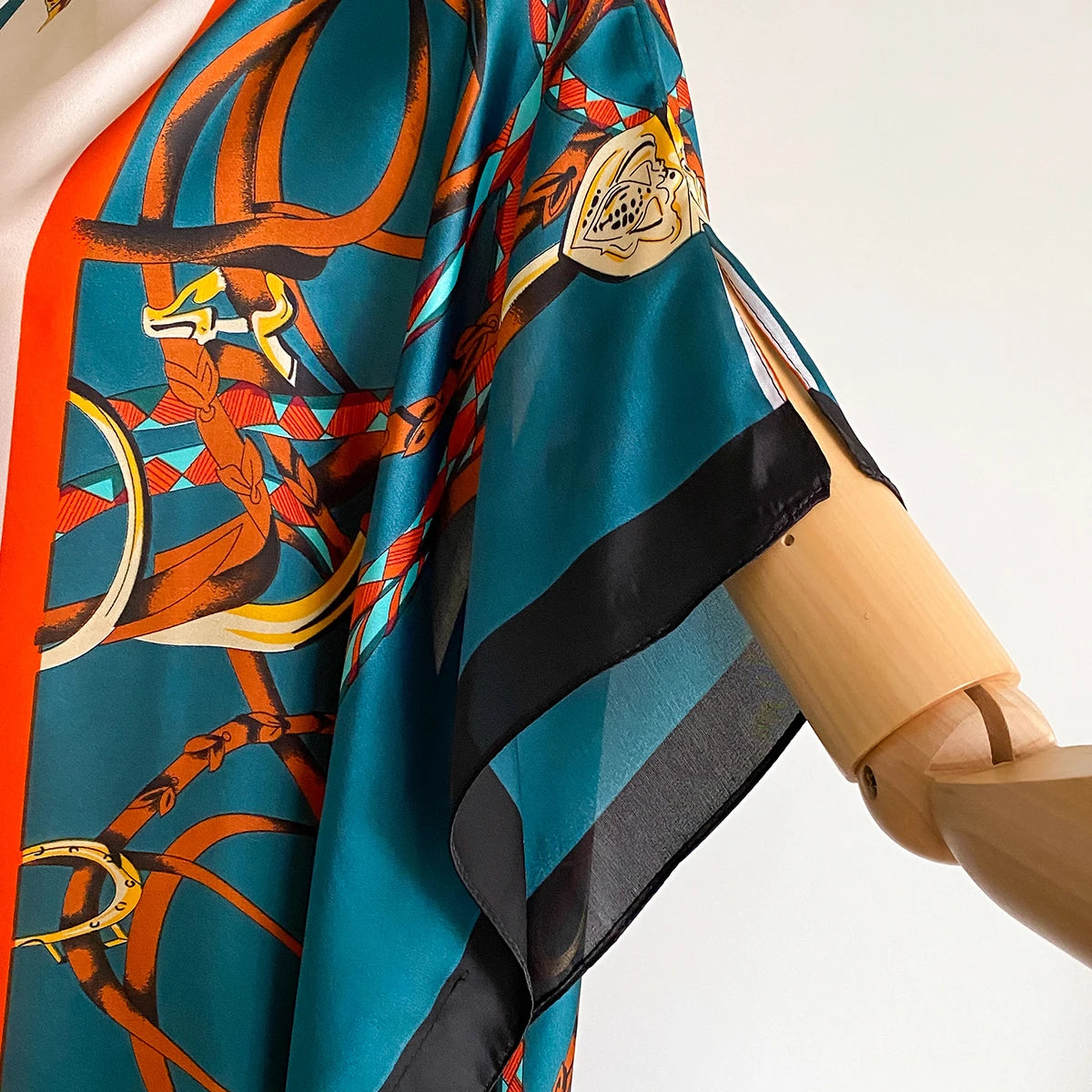 2025 Summer New Fashion African Dresses For Women Elegant Printed Silk Muslim Lady Long Hijab Kaftan Dress Oversize Kuwait Abaya